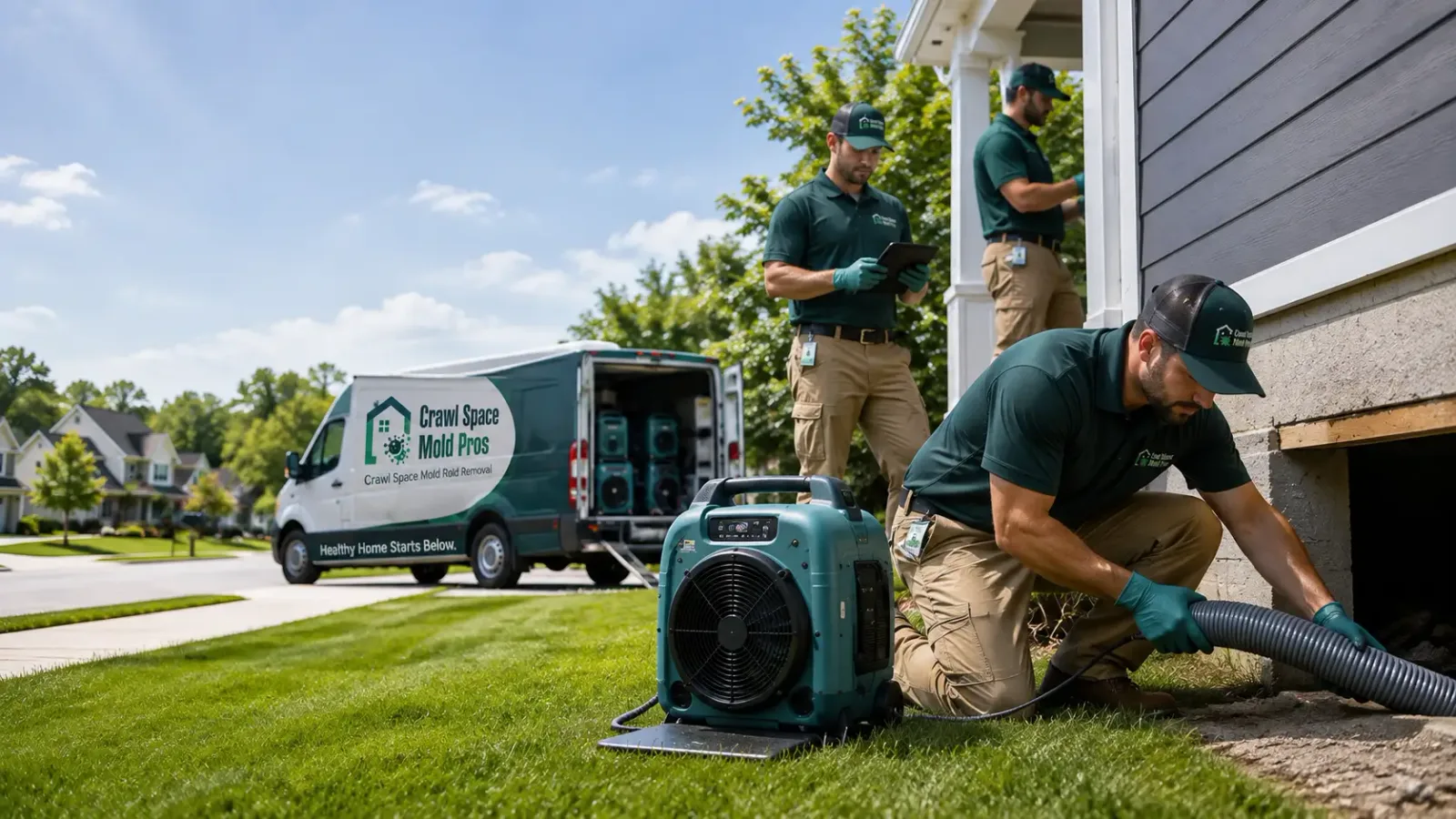 Crawl Space Mold Removal in Fairhope, PA
